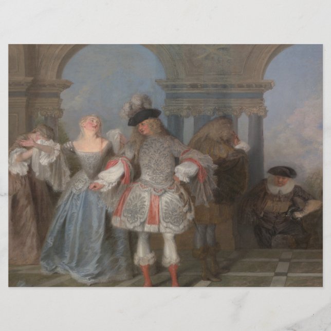 Franse komieken Scrapbook Paper (Voorkant)