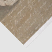 Franse konijn en ephemera-ontkoppeling Tissuepapier (Detail)