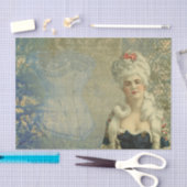 Franse koningin tissuepapier (Craft)