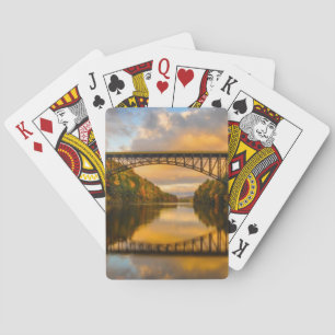 Franse Koningsbrug in de herfst Speelkaarten