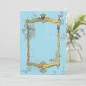 Franse Koninklijke Uitnodiging Rococo (Staand voorkant)