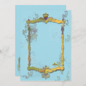 Franse Koninklijke Uitnodiging Rococo (Voorkant / Achterkant)