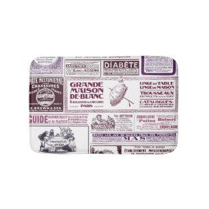 Franse krant Ads 1910 Badmat