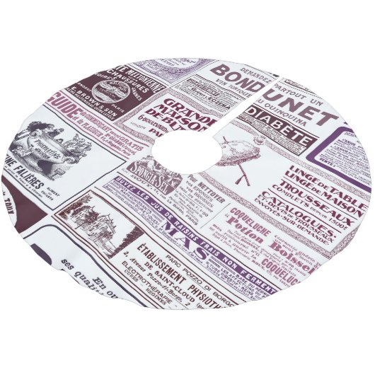  Franse krant Ads 1910 Kerstboom Rok (Gekanteld)