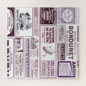  Franse krant Ads 1910 Legpuzzel (Horizontaal)