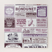  Franse krant Ads 1910 Legpuzzel (Verticaal)