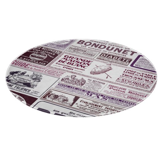  Franse krant Ads 1910 Snijplank (Hoek)