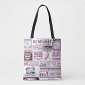  Franse krant Ads 1910 Tote Bag (Voorkant)