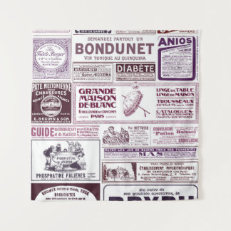  Franse krant Ads 1910 Wandkleed