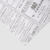  Franse krant Advertisement-lospagina Tissuepapier (Detail)