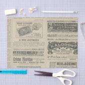  Franse krant Advertisement Tissuepapier (Craft)