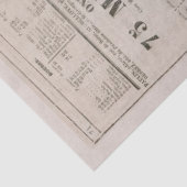 Franse krant  - Aged - ontkoppeling Tissuepapier (Detail)