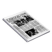 Franse krant Journal Notitieboek (Rechterzijde)