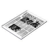 Franse krant Journal Notitieboek (Linkerzijde)