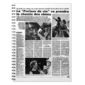 Franse krant Journal Notitieboek (Voorkant)