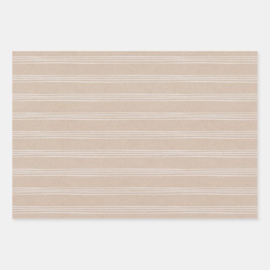 Franse krant Stripes  Kraft-ontkoppeling  Inpakpapier Vel (Voorkant 2)