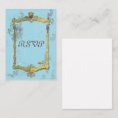 Franse kroon L'Arc de Triomphe RSVP-kaart Informatiekaartje (Voorkant / Achterkant)
