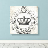  Franse Kroon uitgerekt canvas (Insitu (Houten vloer))