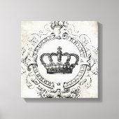  Franse Kroon uitgerekt canvas (Voorkant)