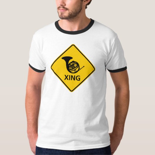Franse kruising Highway T-shirt (Voorkant)
