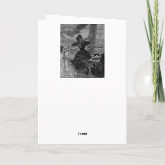  Franse kunst Bedankkaart (Achterkant)