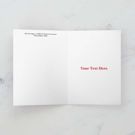  Franse kunst Bedankkaart (Binnen)