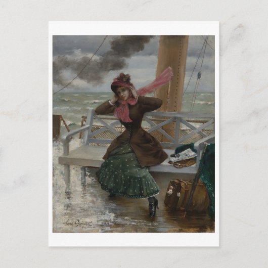  Franse kunst Feestdagenkaart (Voorkant)