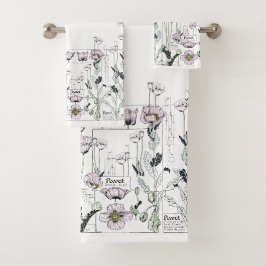Franse kunstkeukenset bad handdoek (Insitu)