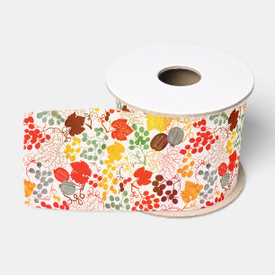 Franse Kus Zoete Bes Druiven Bloemen Bruiloft Grosgrain Lint