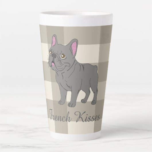 Franse Kusjes Latte Mok (Voorkant)
