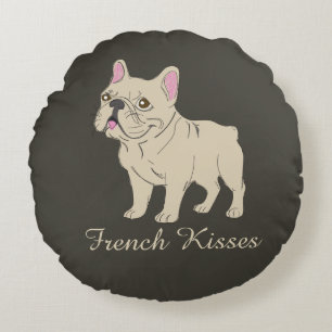 Franse Kusjes Rond Kussen