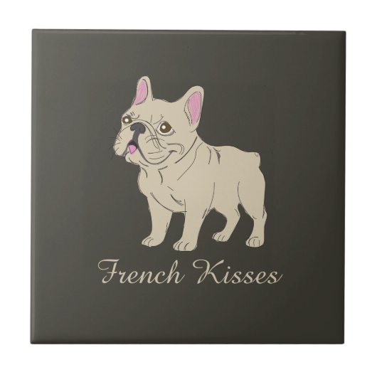 Franse Kusjes Tegeltje (Voorkant)