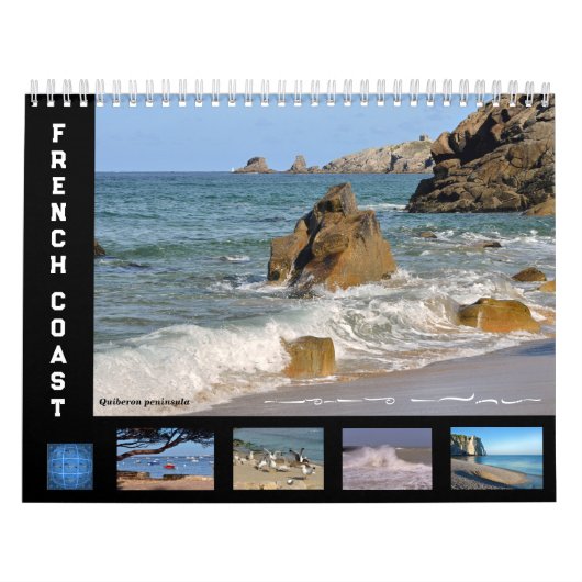Franse kust 12-maandkalender kalender (Hoes)