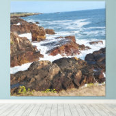 Franse kust in Vendée Canvas Afdruk (Insitu (Houten vloer))