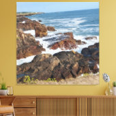 Franse kust in Vendée Canvas Afdruk (Insitu (Woonkamer))