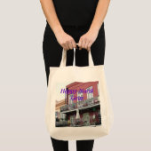 Franse kwart droogte ijzerbalkons tote bag (Voorkant (product))