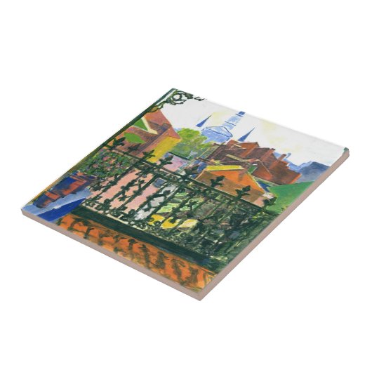 Franse kwartbalcony tegeltje (Zijkant)