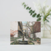 Franse kwartcursus briefkaart (Staand voorkant)