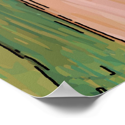 Franse kwartdansers poster (Hoek)