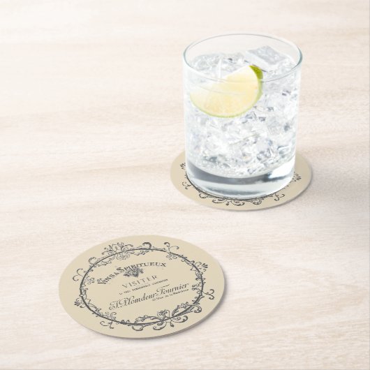 Franse label papier Onderzetters (Insitu)