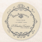  Franse label papier Onderzetters (Voorkant)