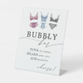 Franse Lace Lingerie Reclamebord Met Voetstuk (Voorkant)