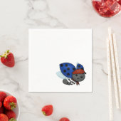 Franse Ladybug, verveeld Napkins Servet (Insitu)