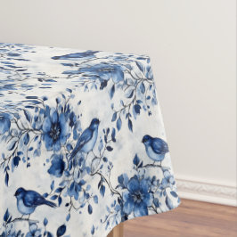 Franse land bloemen met vogels tafelkleed