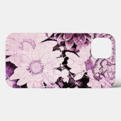 Franse land boho chic wilde bloem paarse madeliefj Case-Mate iPhone case (Achterkant (horizontaal))