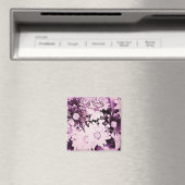 Franse land boho chic wilde bloem paarse madeliefj magneet (Insitu (Vaatwasser))