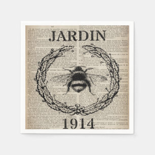 Franse land botanische moderne  bij servet