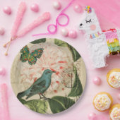  Franse land botanische Paris Tea Party Papieren Bordje (Feest)