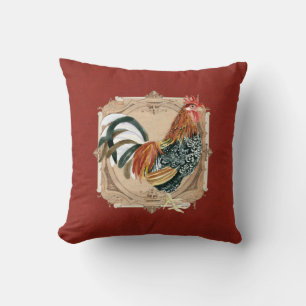 Franse land Roosters  Antiek thuisdecor Kussen