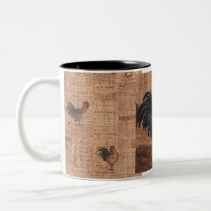 -Franse land Roosters Coffee Cup Mok